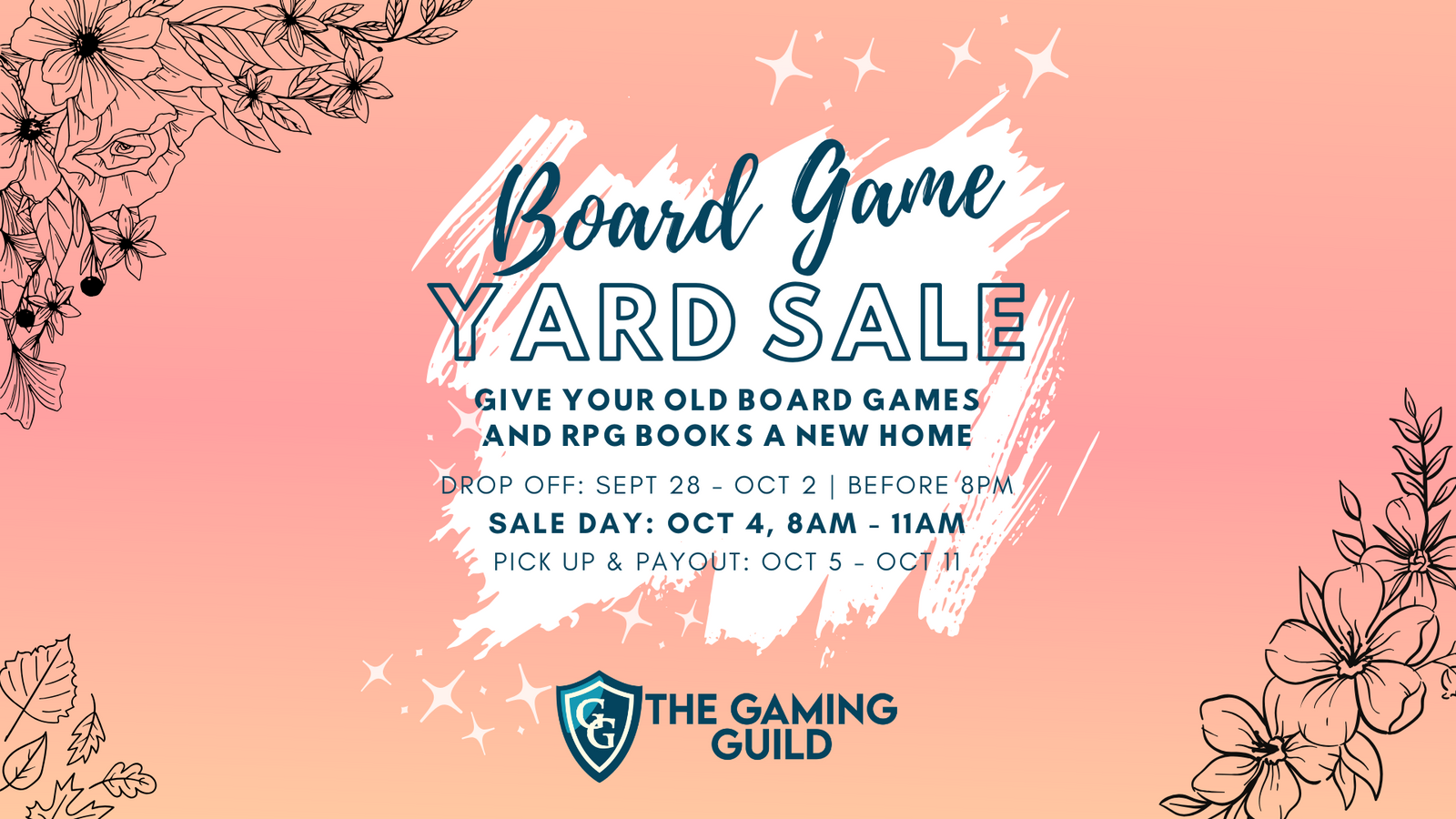 October Board Game Yardsale