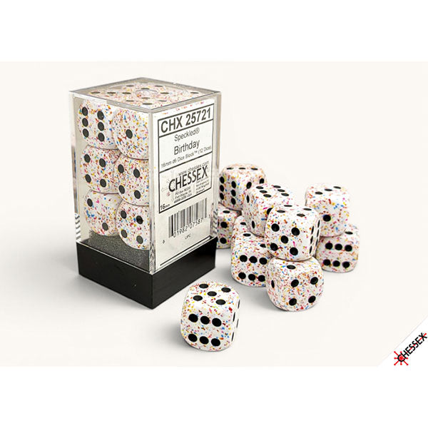 D6 Dice Set: Speckled