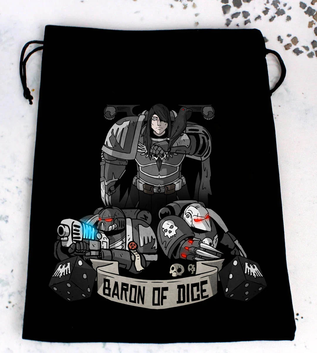 Premium Black Dice Bag | Ravens