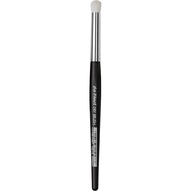 DRY BRUSH round, white synthetic fibres
