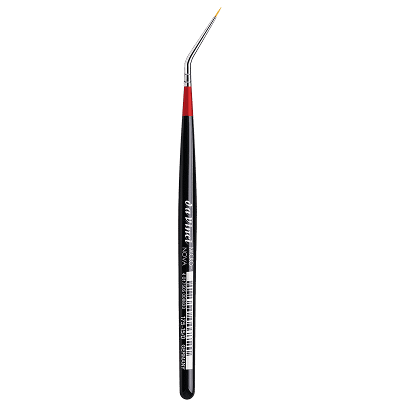 MICRO-NOVA angled, finest golden synthetic fibre