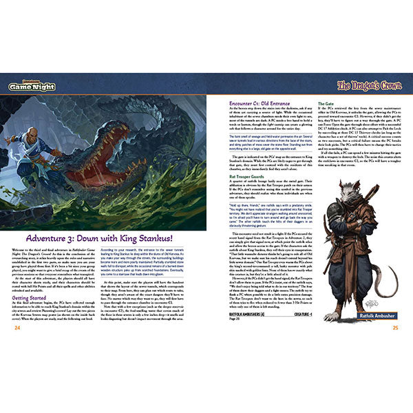 Pathfinder RPG, 2e: The Dragon's Crown Deluxe Adventure