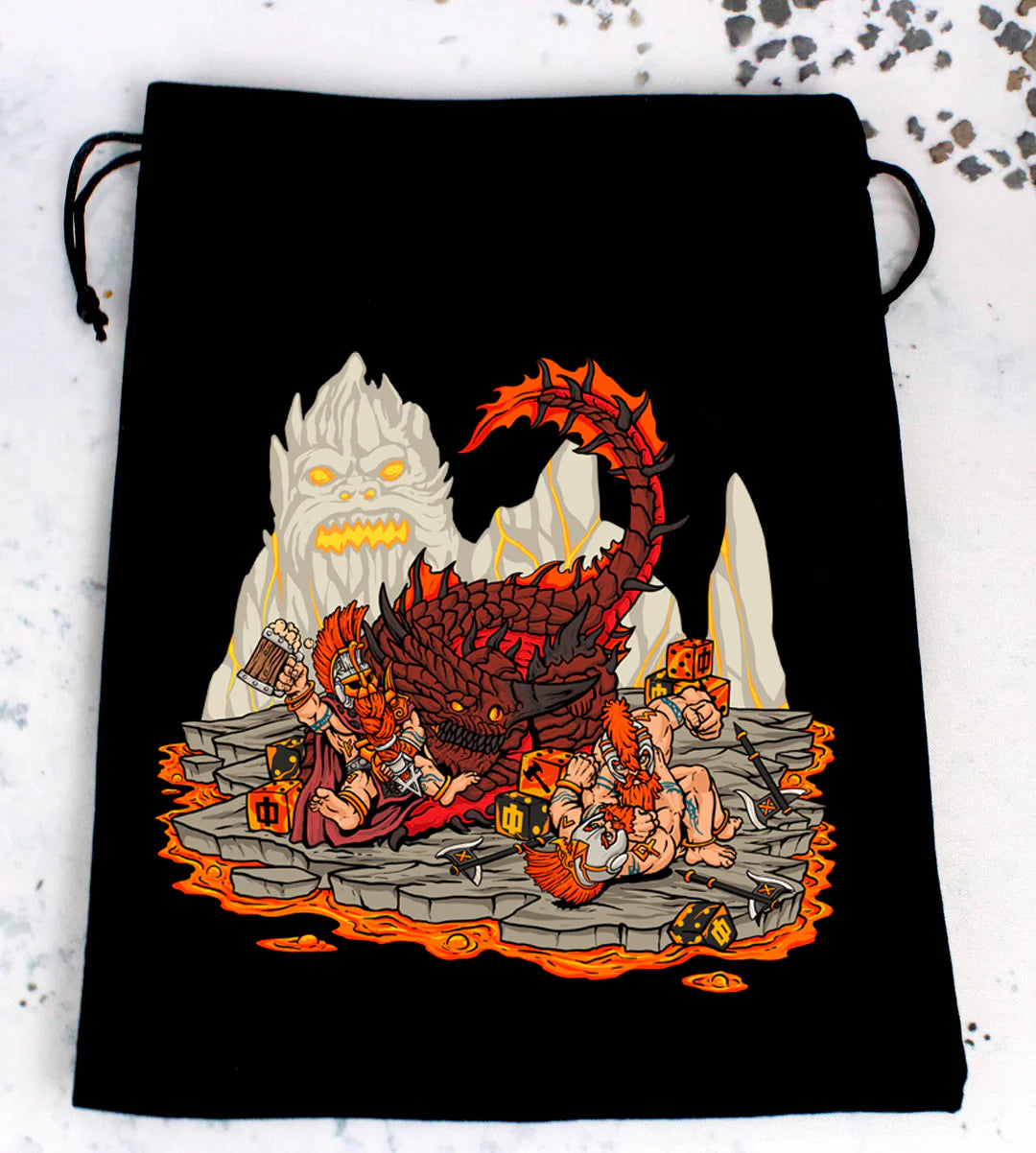 Premium Black Dice Bag | Slayer Dwarves