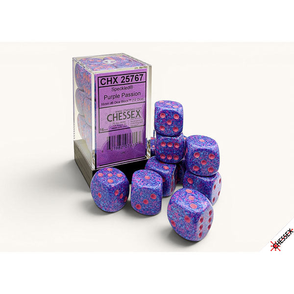 D6 Dice Set: Speckled
