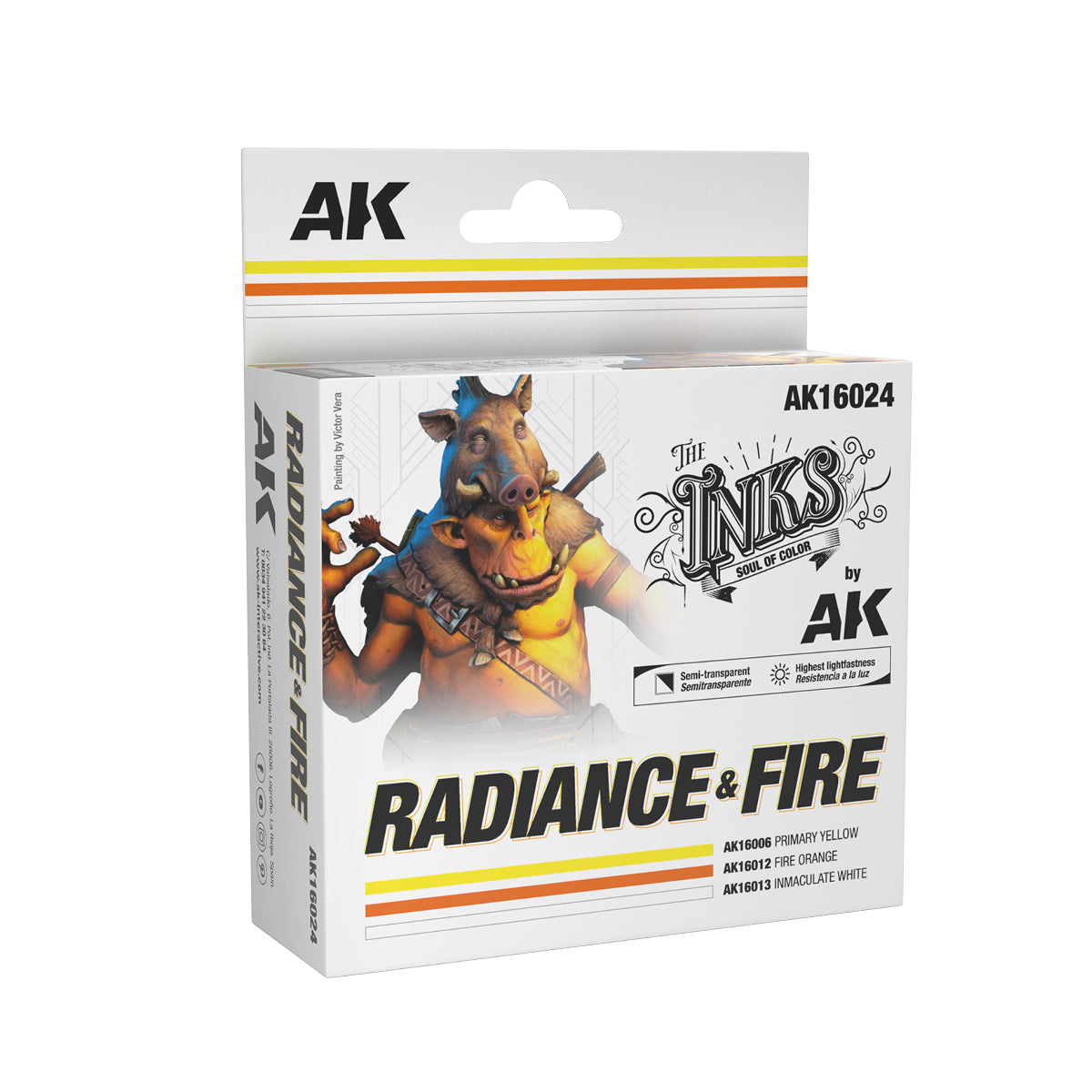 Inks: Radiance & Fire Acrylic Set (3 Colors) 30ml Bottles