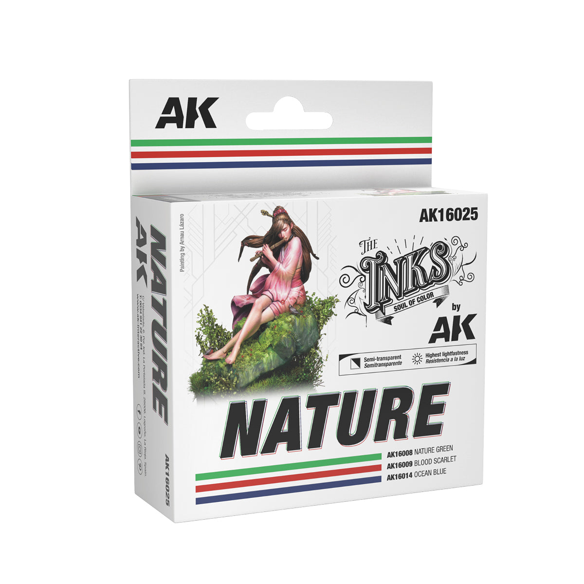 Inks: Nature Acrylic Set (3 Colors) 30ml Bottles