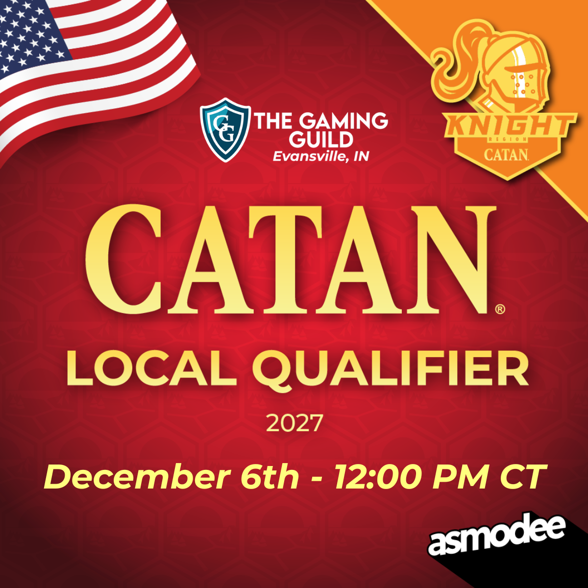 Catan Local Qualifier at The Gaming Guild Evansville, IN