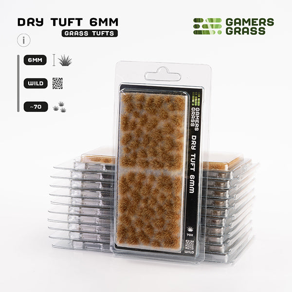 Gamers Grass Tufts: Tufts- Dry Tuft 6mm- Wild