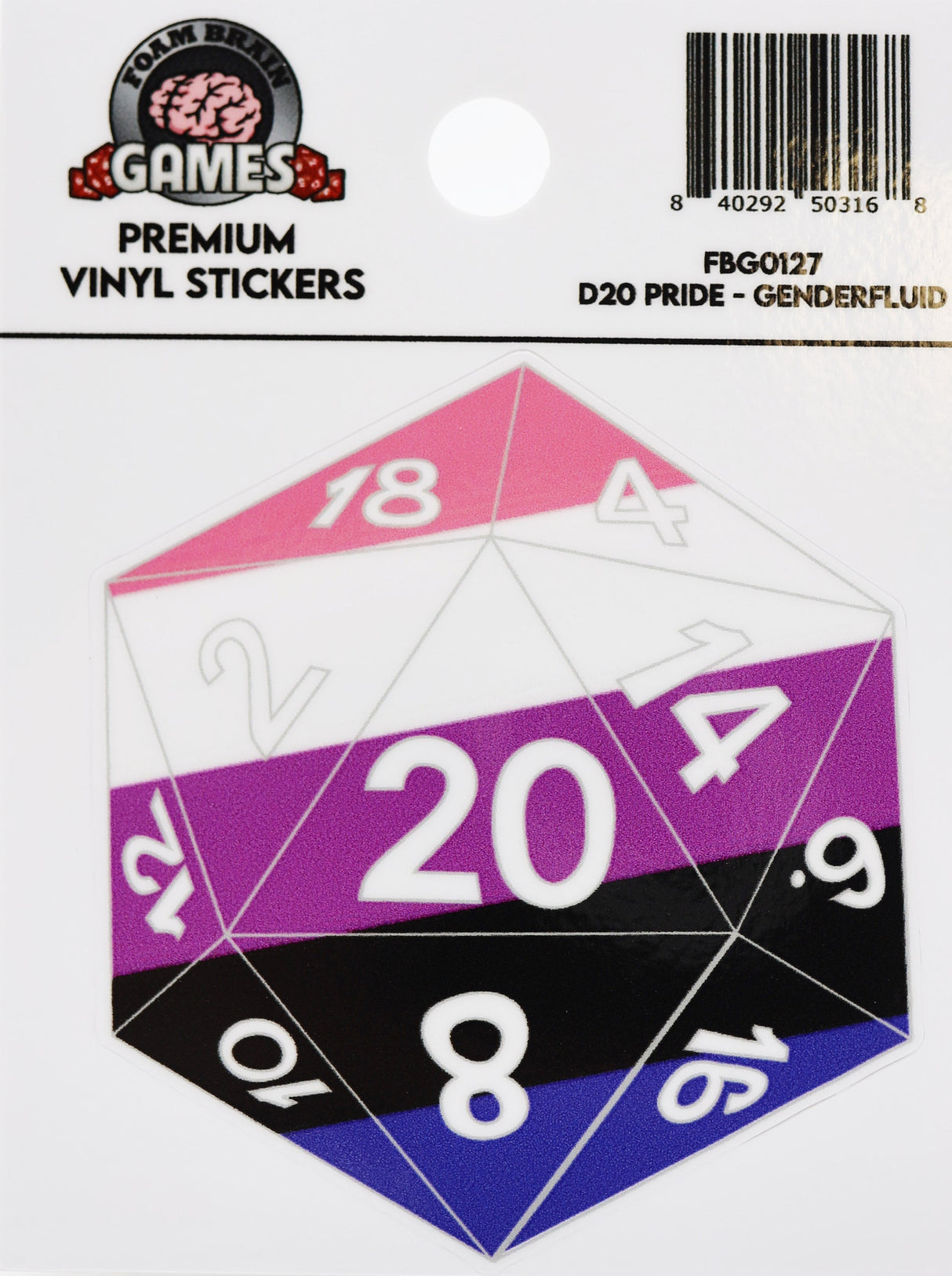D20 Sticker - Pride