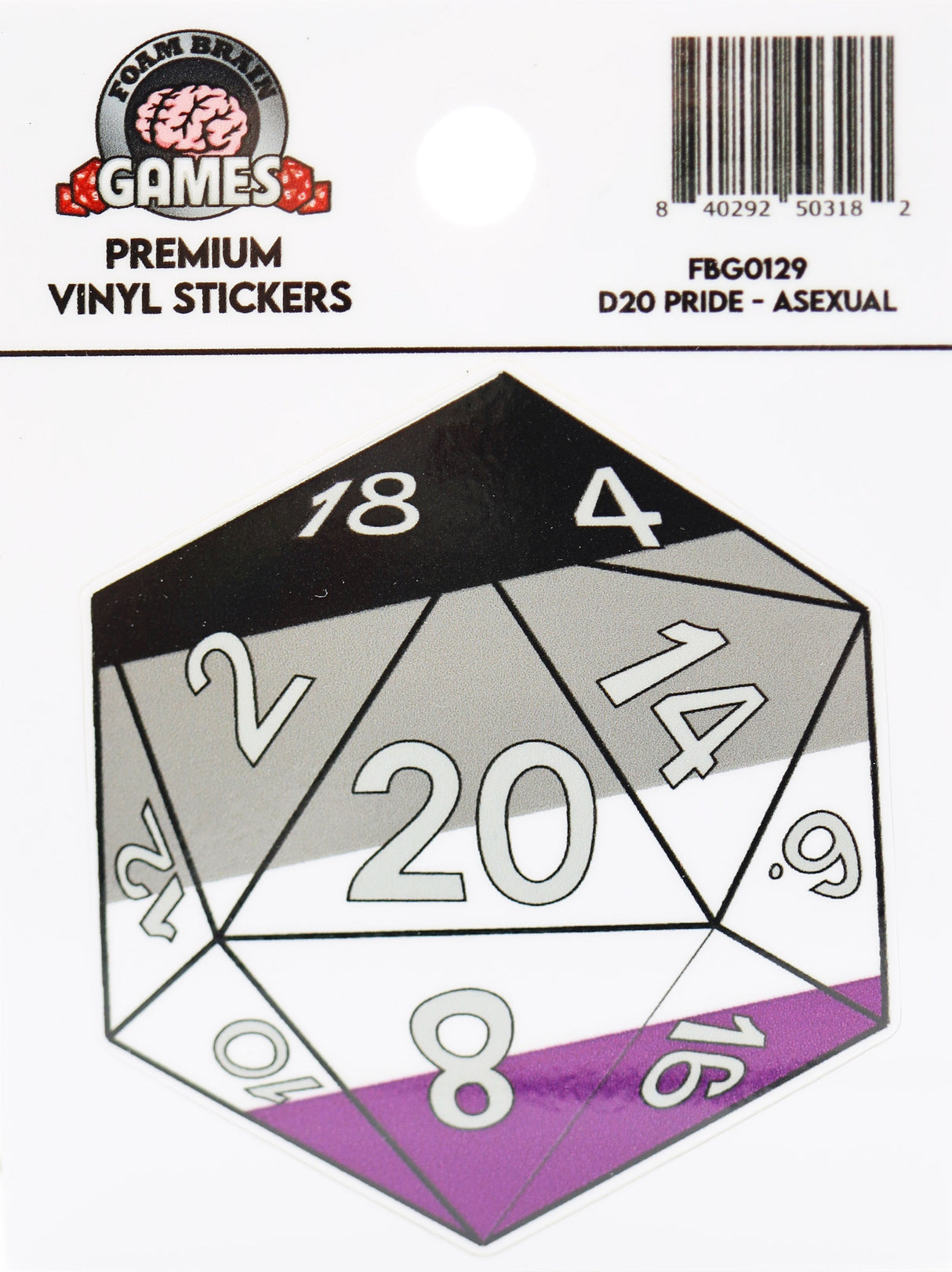 D20 Sticker - Pride