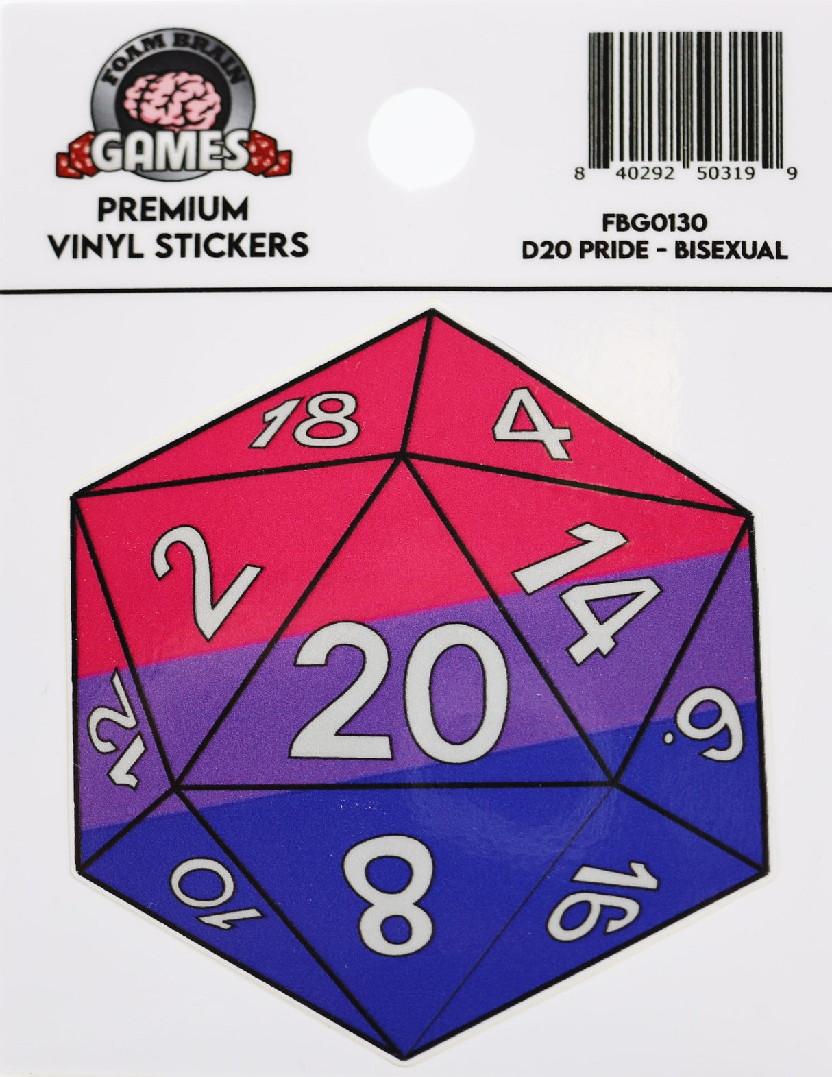 D20 Sticker - Pride