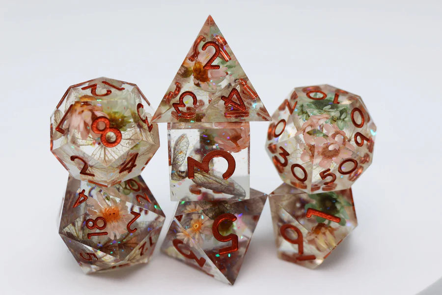 Sharp Edge Resin RPG Dice Set