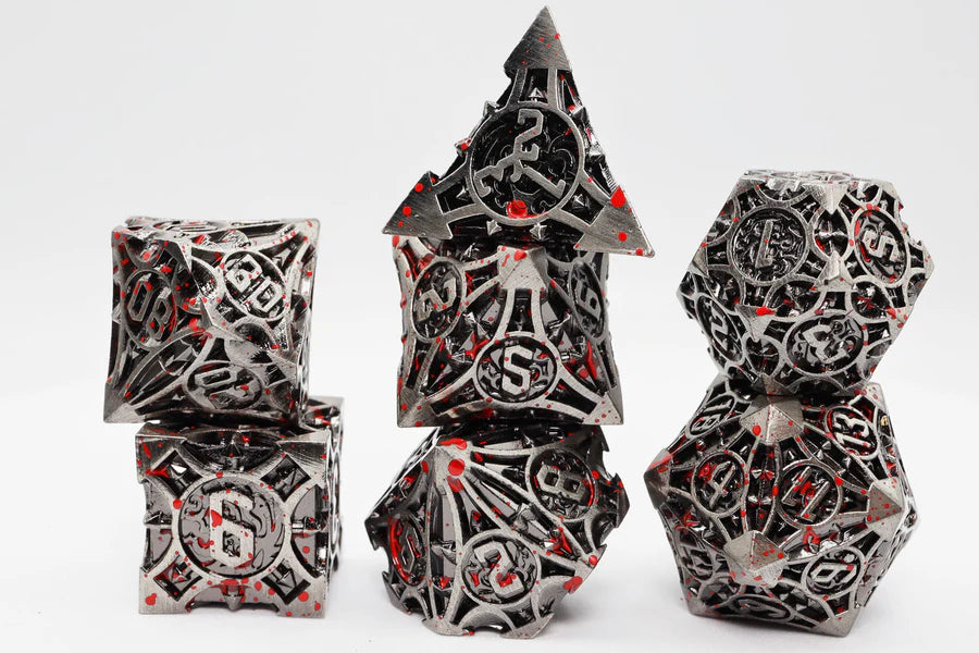 Quiver of Arrows Metal RPG Dice Set
