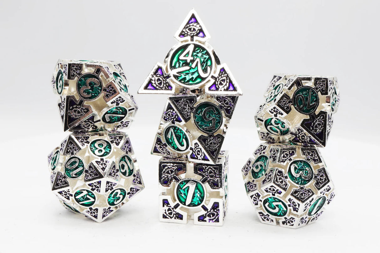 Oculus: Angelic - Metal RPG Dice Set