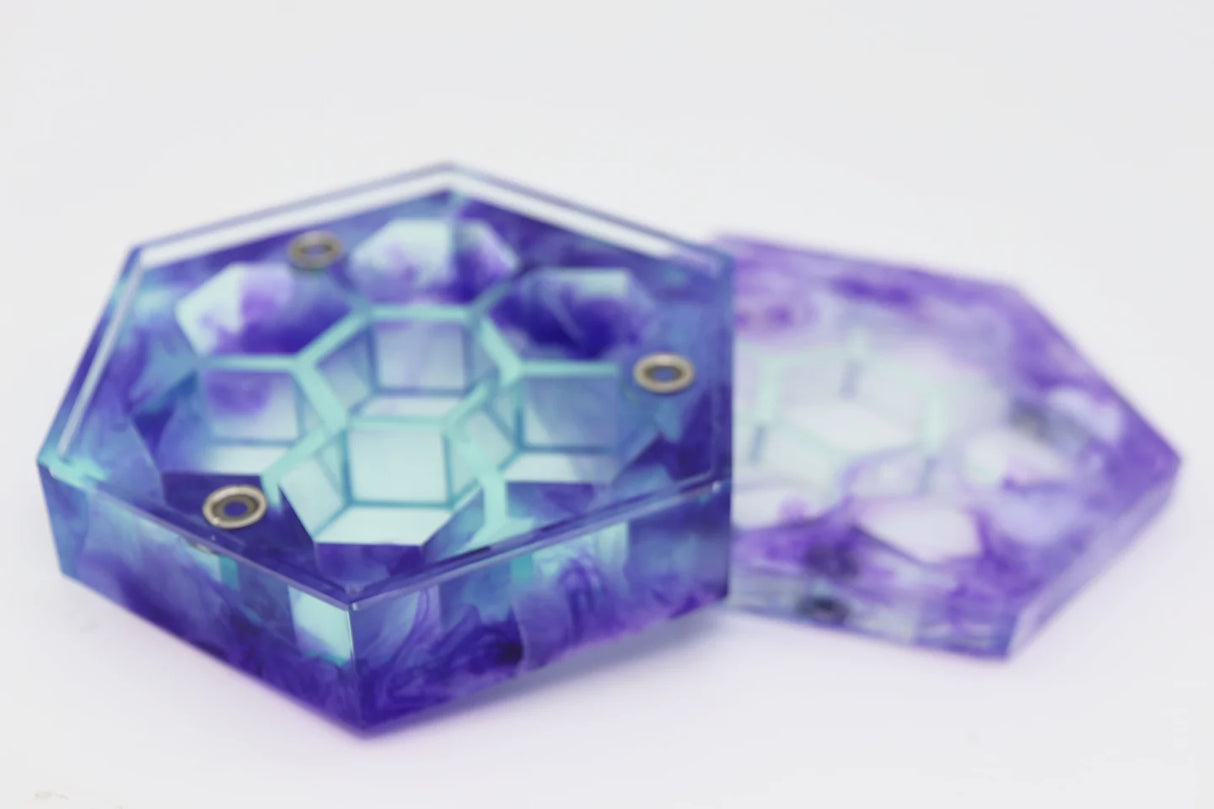 Sharp Edge Resin Dice Vault - Billowing Magi