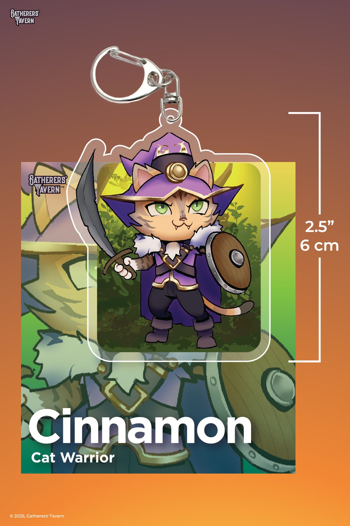 Gatherer's Tavern Keychain - Cinnamon