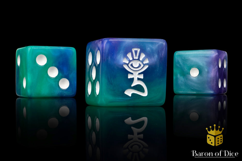 Ghost Elves - 25x Dice - Square Corner