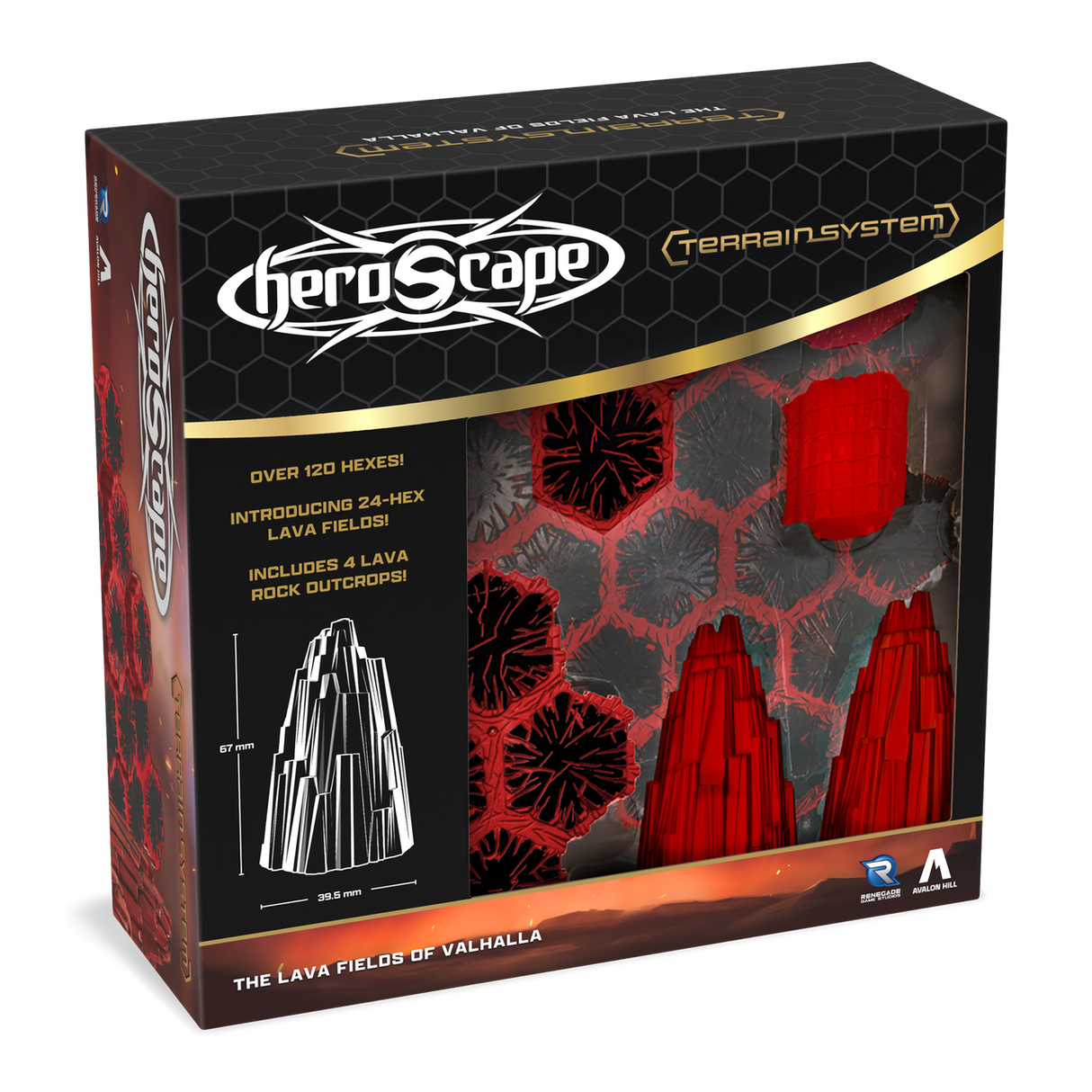 Heroscape: The Lava Fields of Valhalla Terrain Expansion