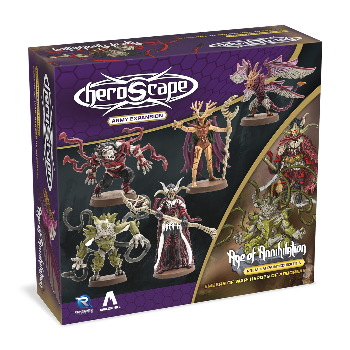 Heroscape: Heroes of Arboreas Army Expansion Painted
