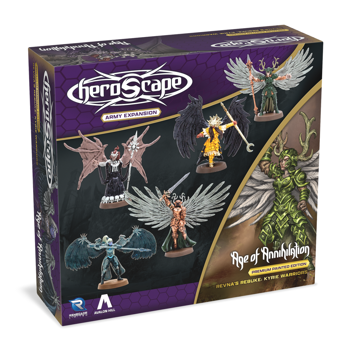 Heroscape: Revna's Rebuke: Kyrie Warriors Army Expansion Premium Painted Edition
