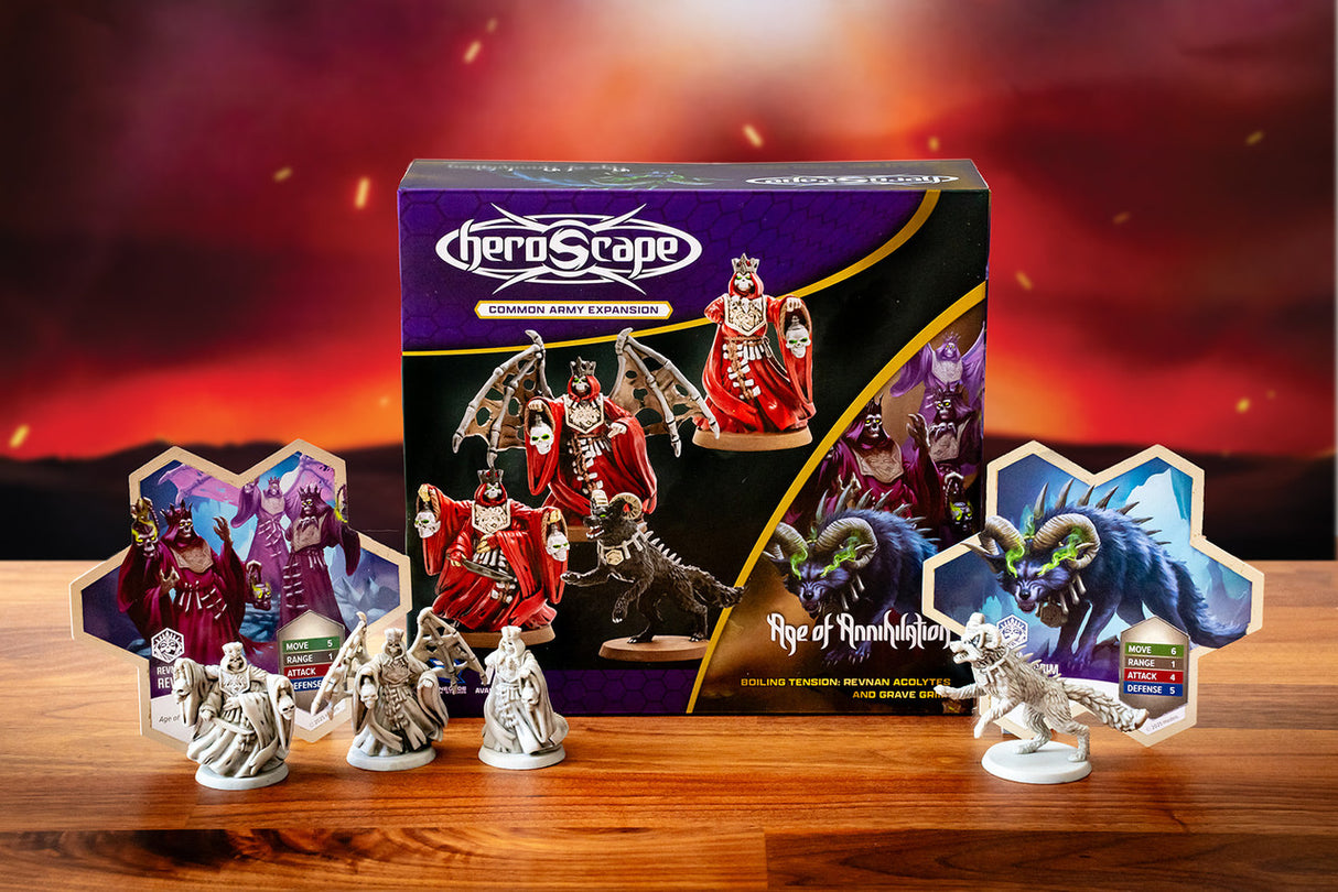 Heroscape: Revnan Acolytes & Grave Grim Common Army Expansion