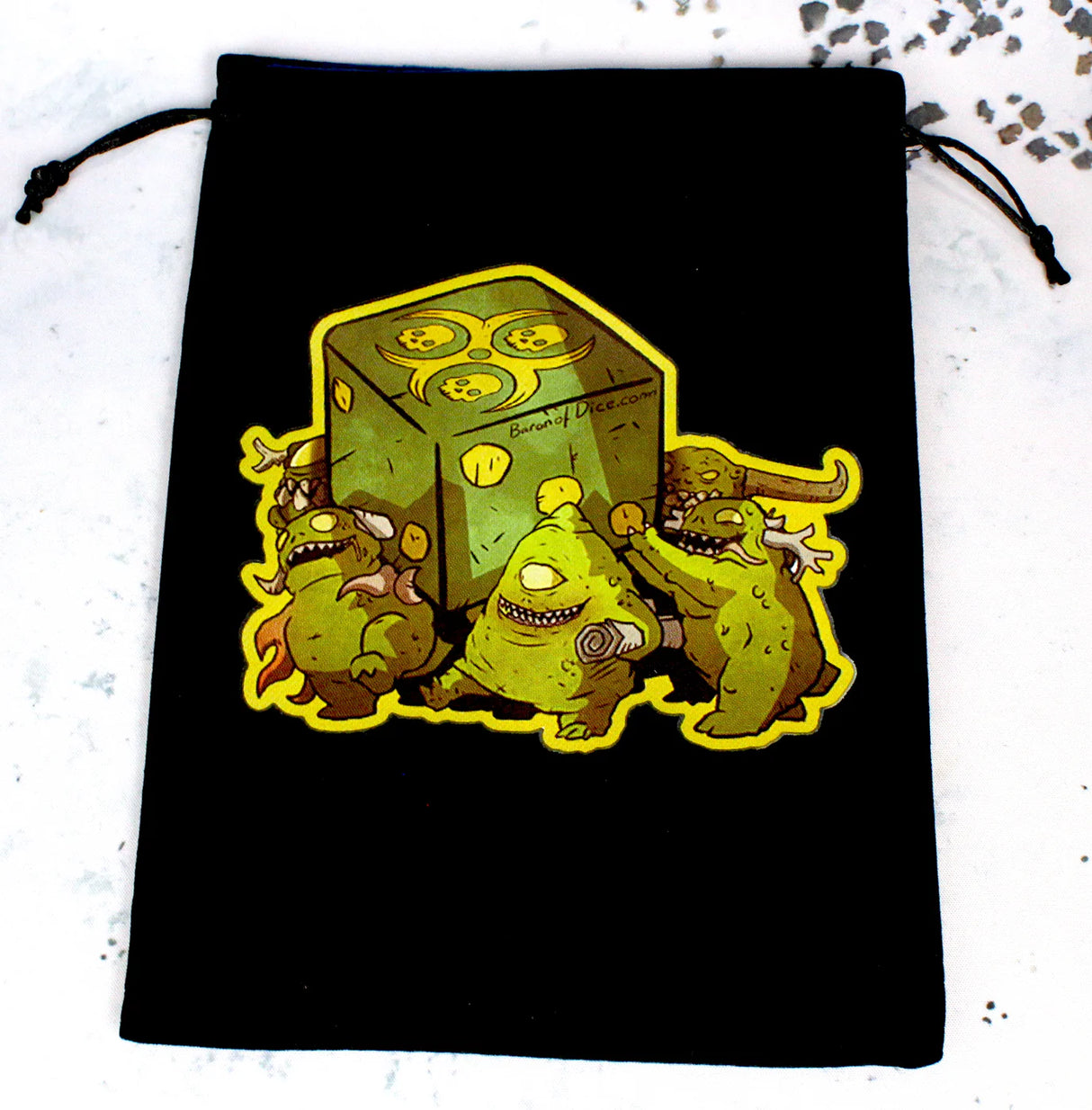 Premium Black Dice Bag | Diseased