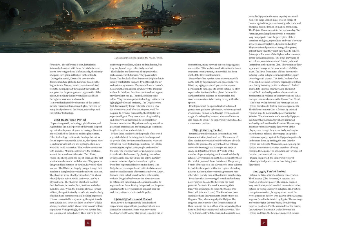 Katana-Ra RPG: The World Book