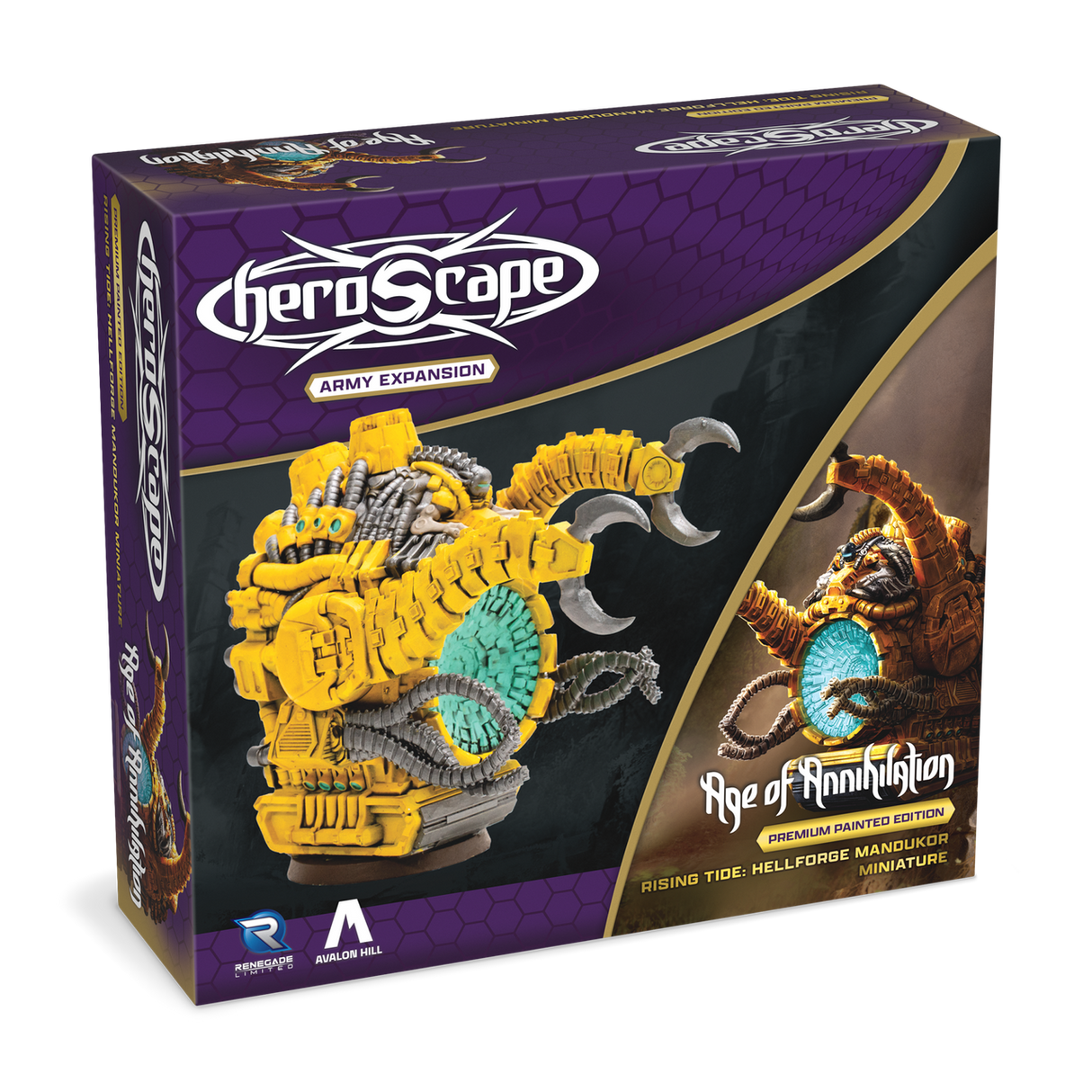 Heroscape: Rising Tide – Hellforge Mandukor Army Expansion Premium Painted Edition