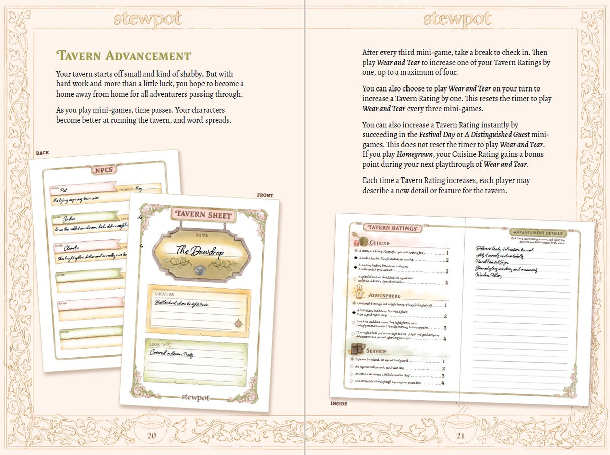 Stewpot RPG: Tales from a Fantasy Tavern Hardcover