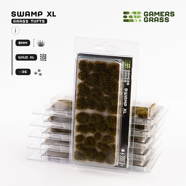 Gamers Grass Tufts: Tufts- Swamp XL 8mm- Wild XL