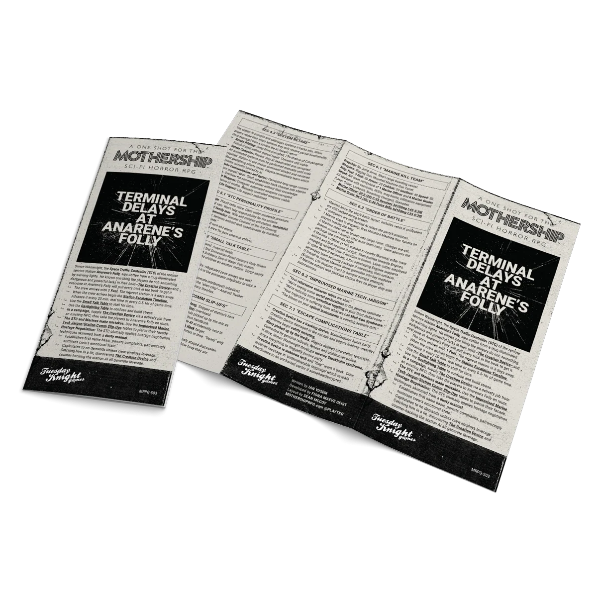 Mothership RPG: Terminal Delays at Anarene's Folly