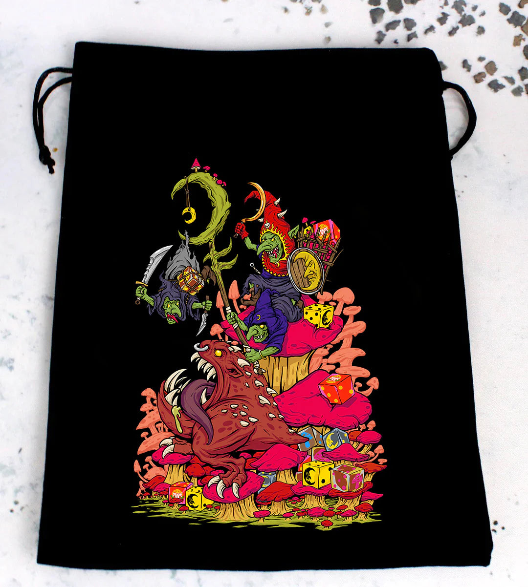 Premium Black Dice Bag | Goblins