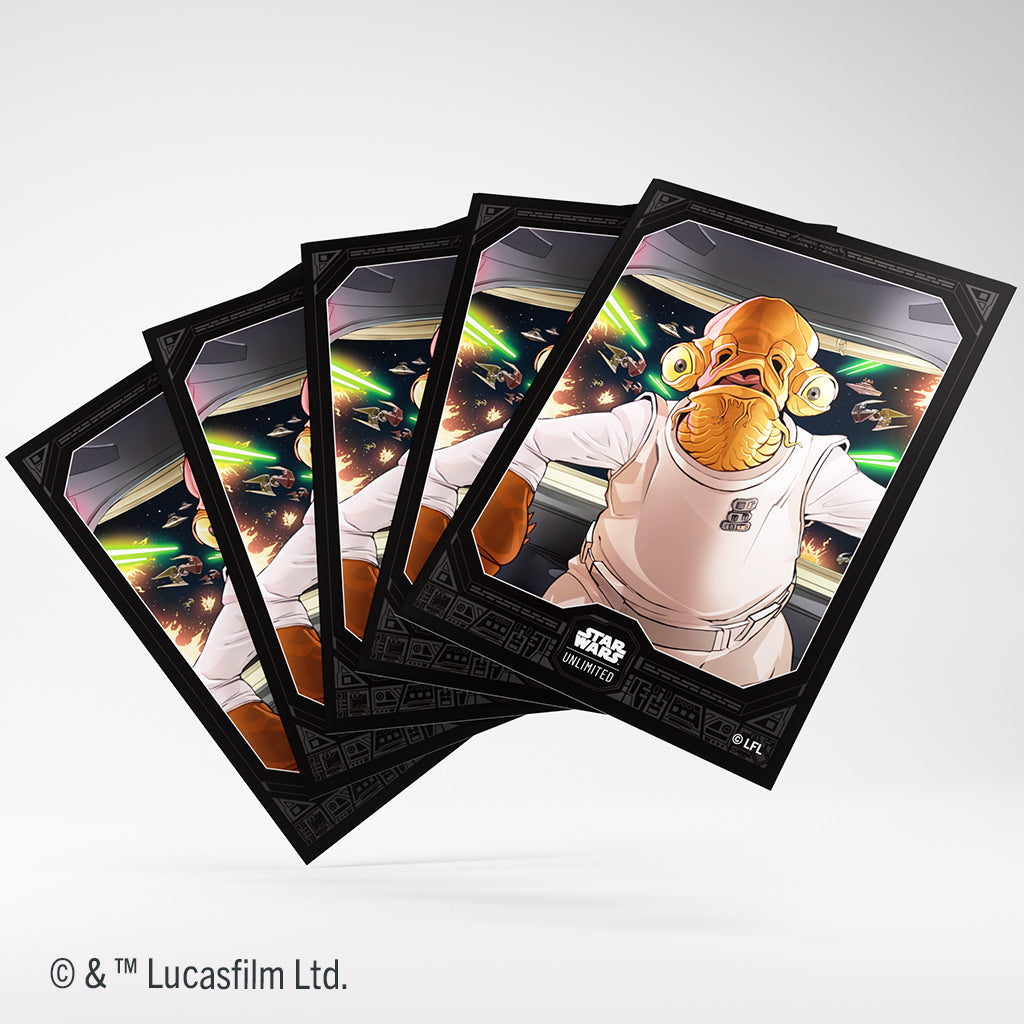 Star Wars Unlimited Art Sleeve Admiral Ackbar