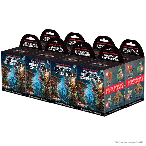 Dungeons & Dragons: Icons of the Realms Set 36 - Underdark Expeditions Display (8 pack)