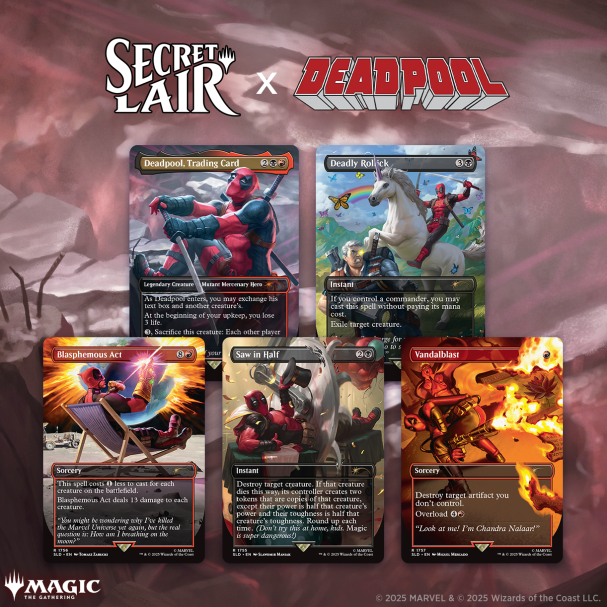 MTG: Secret Lair x Marvel's Deadpool