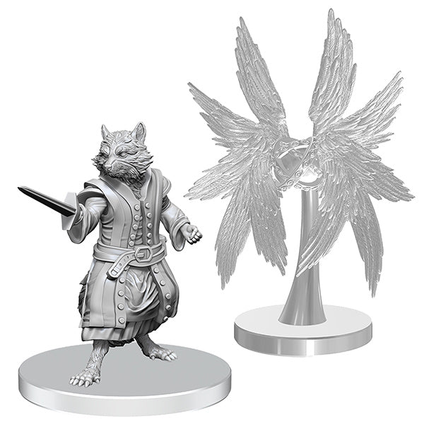 Pathfinder Battles Deep Cuts Miniatures: Wave 27- Procyal (Raccoon Agathion) & Zoaem (Ring Archon)