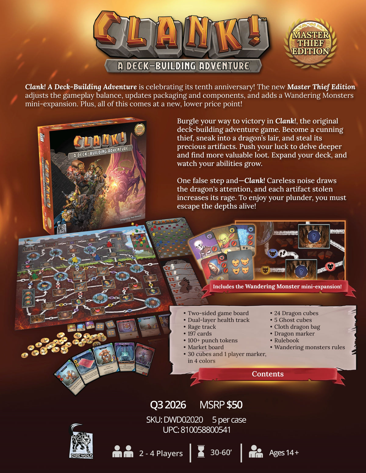 Clank!: A Deck-Building Adventure – Master Thief Edition