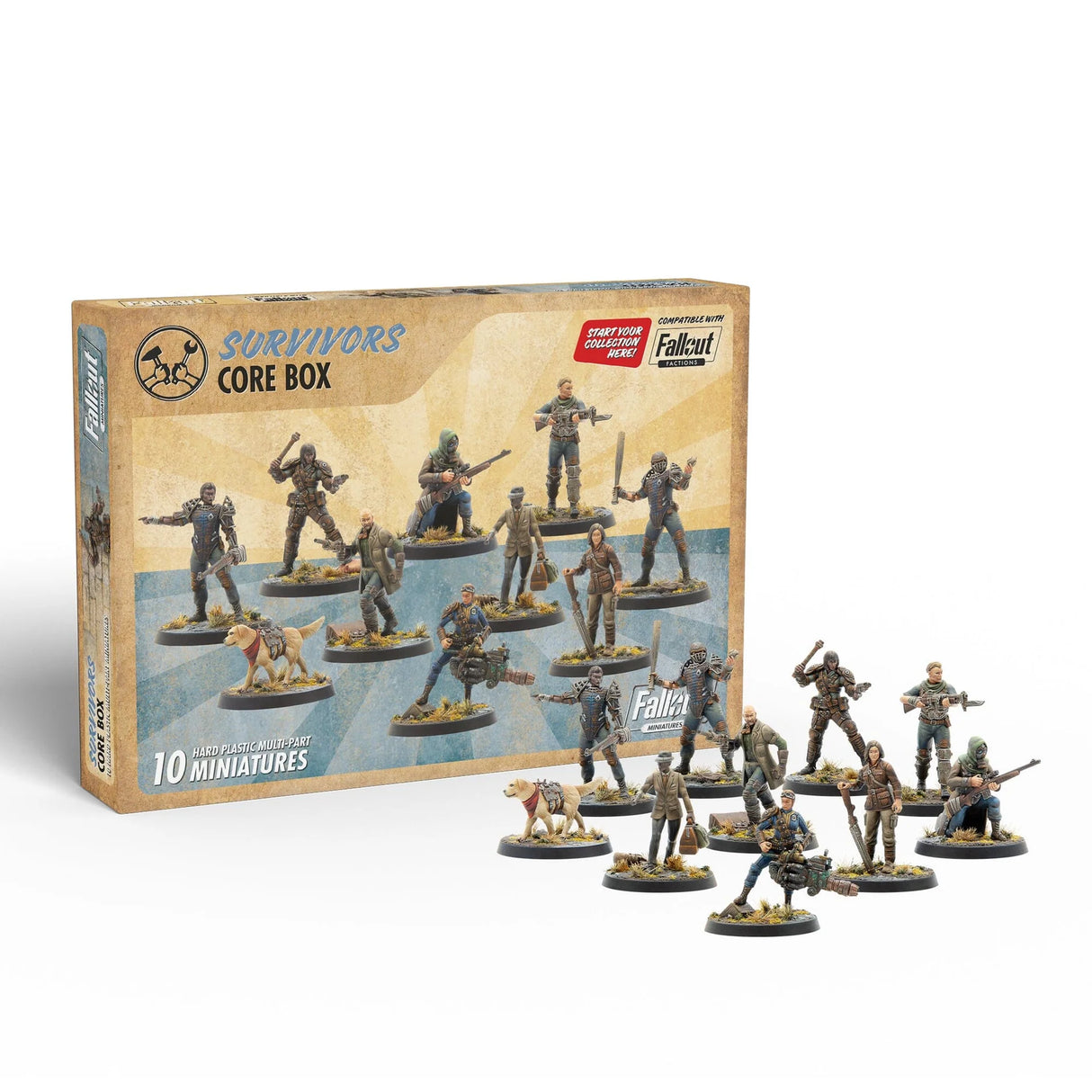 Fallout: Miniatures - Wasteland Survivors Core Set