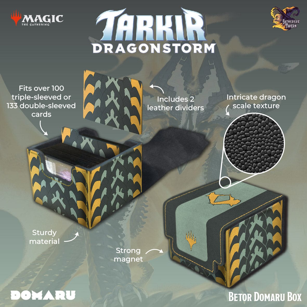 Gatherers' Tavern Magic the Gathering Tarkir Dragonstorm Domaru Box