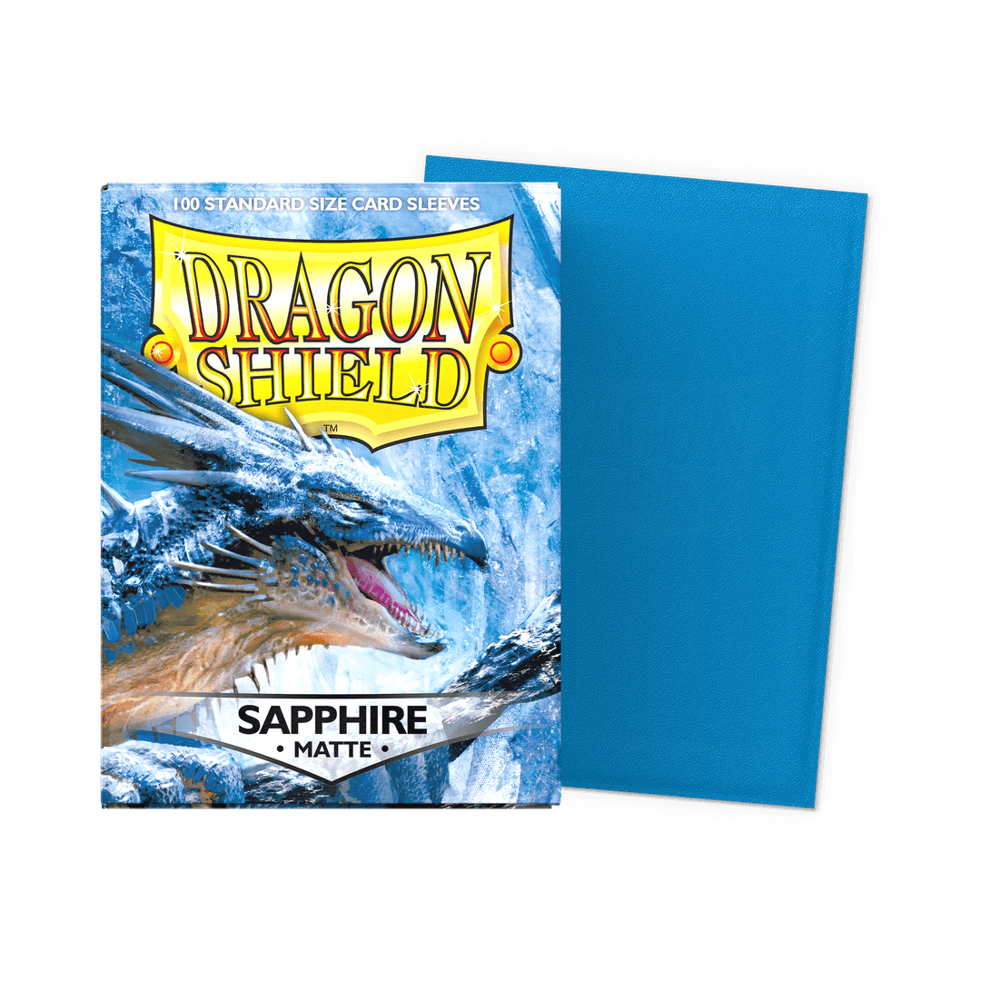 Dragon Shield Sleeves: Standard- Matte Sapphire (100)