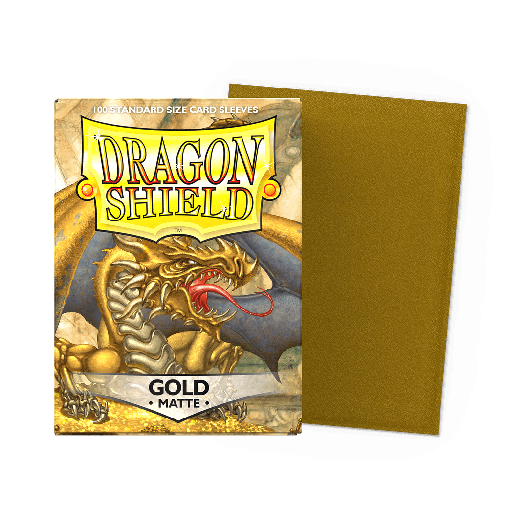 Dragon Shield Sleeves: Standard- Matte Gold (100 ct.)