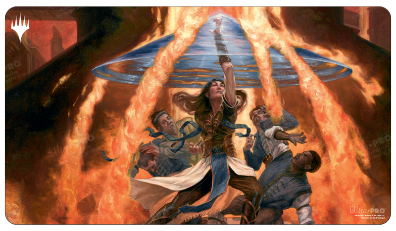 Commander Masters Fierce Guardianship Blue Standard Gaming Playmat for Magic: The Gathering