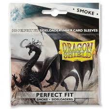 Dragon Shield Sleeves: Perfect Fit Sideloaders- Smoke (100)