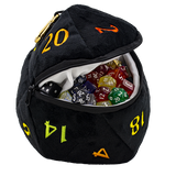 D20 Plush Dice Bag