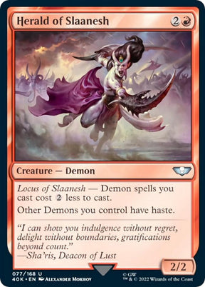 Herald of Slaanesh (Surge Foil)