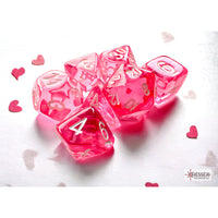 7-Die Set Mini Translucent: Pink/White