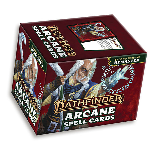 Pathfinder RPG, 2e: Spell Cards- Arcane, Remastered