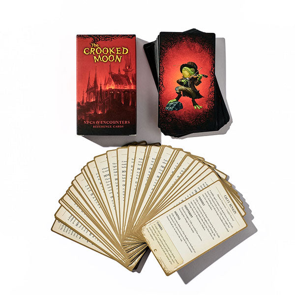 The Crooked Moon RPG: Reference Cards