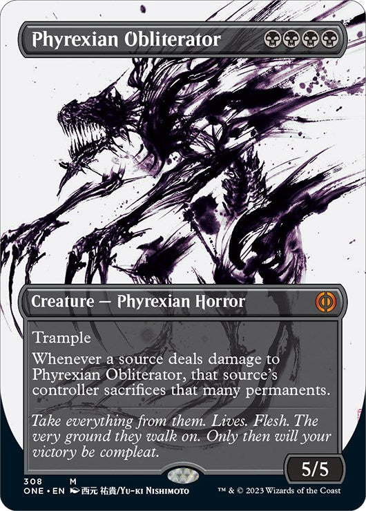 Phyrexian Obliterator (Showcase) [ONE - 308]