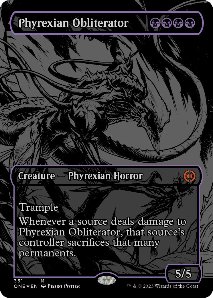 Phyrexian Obliterator (Oil Slick Raised Foil) [ONE - 351]
